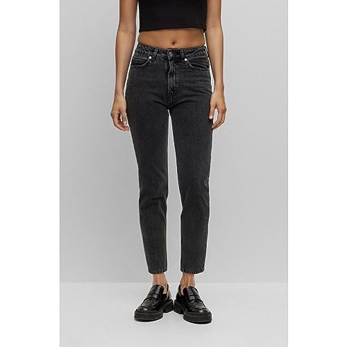 HUGO Damskie spodnie szare jeansowe, szary, 30W / 32L