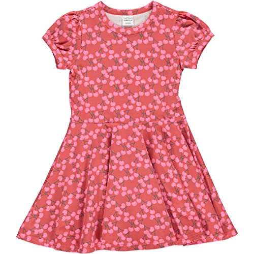 Fred's World by Green Cotton Dziewczęca sukienka na co dzień Cherry S/S, Cranberry, 140 cm