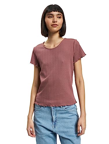 ONLY Damskie ONLCARLOTTA S/S JRS NOOS Top, różowo-brązowe, M, Ró?owo-br?zowy, M