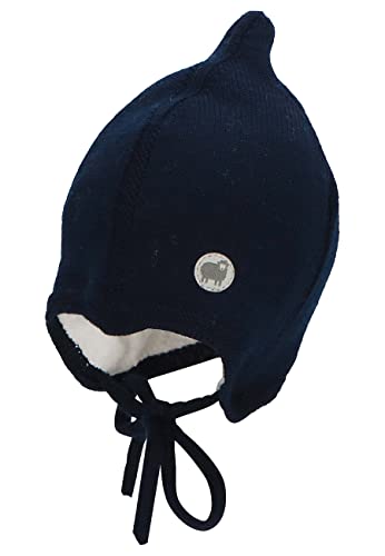 Sterntaler Dziewczęca czapka z dzianiny, granatowa, 43