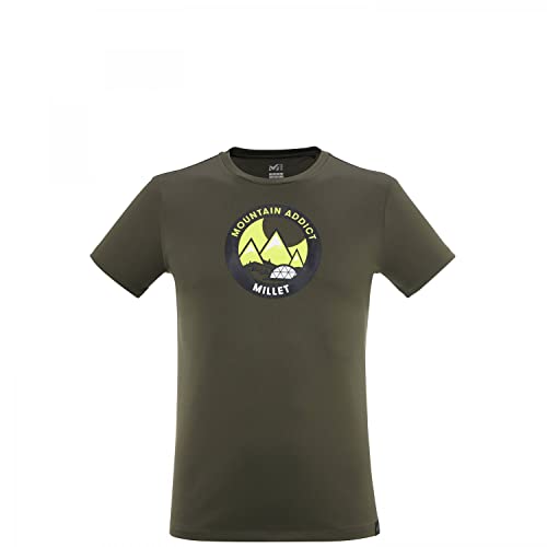 MILLET Męski T-shirt Dreamy Peaks, Ivy, L