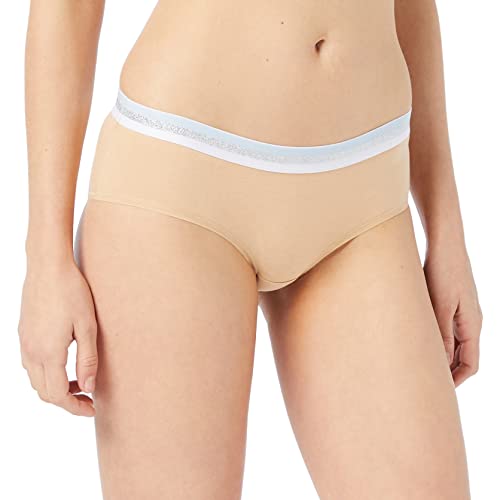 FM London Damskie damskie logo opaska majtki, CIELISTY, 38 PL