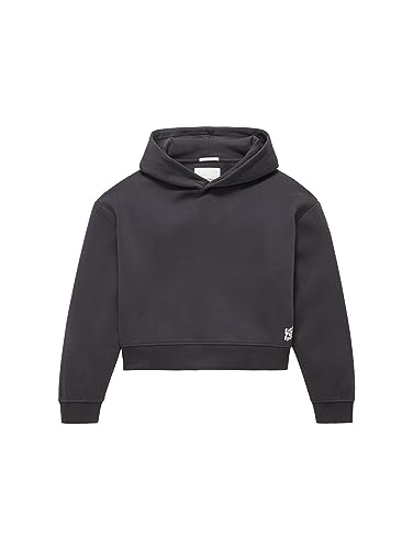 TOM TAILOR Dziewczęca bluza dziecięca, 29476 - Coal Grey, 176 cm