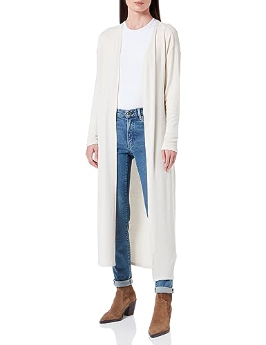 VERO MODA Damski sweter z dzianiny VMBRIANNA LS Open Calf Cardigan Boo, brzoza, L