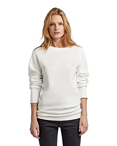 G-STAR RAW Bluza damska Swedish Army Sweater, biała (Milk D283-111), XS, biały (Milk D283-111), XS