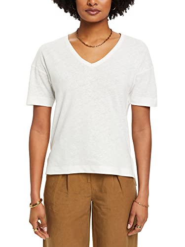 ESPRIT Collection T-shirt damski, 110/Off White, XS