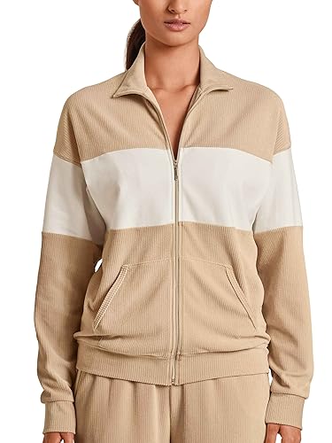 CALIDA Sweter damski Lounge, Irish Cream, standardowy, Irish Cream, 48-50