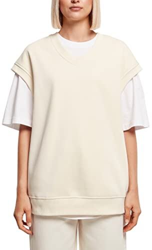 Urban Classics Damska bluza damska Oversized Sweat Slipover, Whitesand, XXL