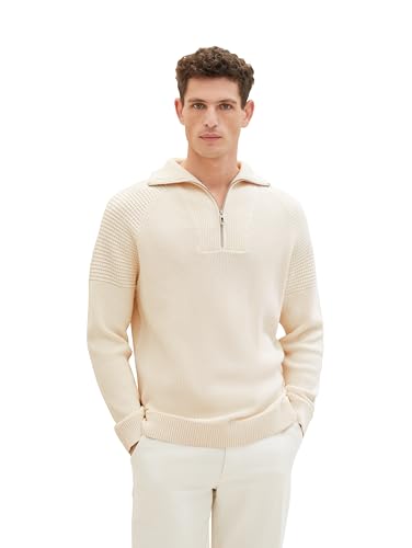 TOM TAILOR sweter męski, 18592 – Vintage Beige, XL