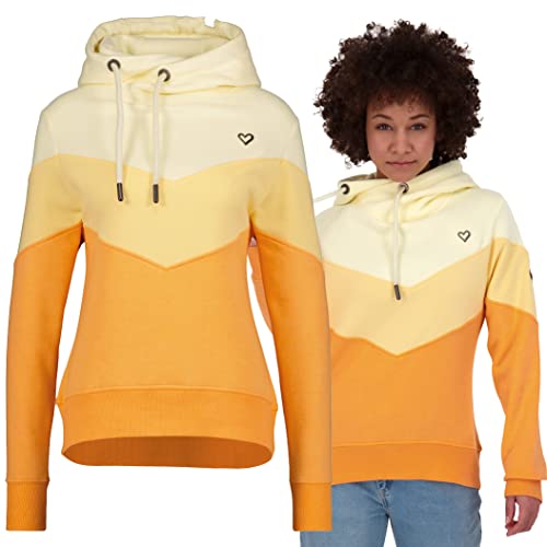 ALIFE and Kickin StellaAK A bluza z kapturem, damska bluza z kapturem, sweter, mandarynka melanż, S