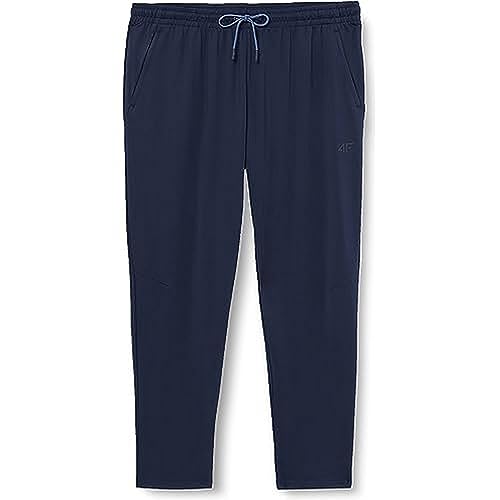 4F Spodnie męskie FNK, Głęboki czarny, L