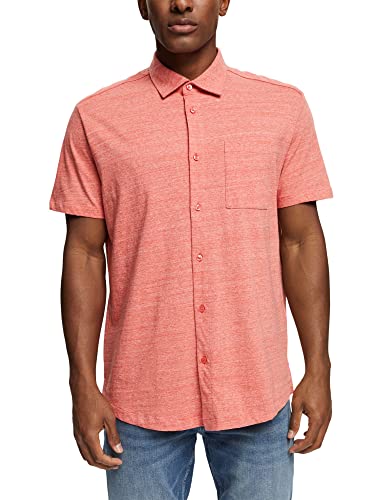 ESPRIT Koszula męska, 649 / Coral 5, M