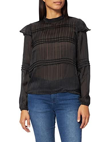 Naf Naf Handrea C1 Koszula damska, czarny, 32