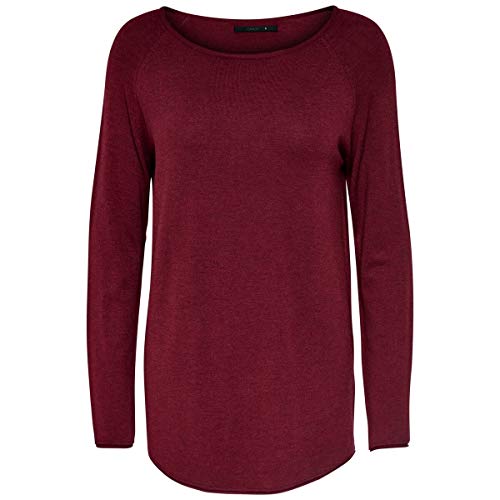 ONLY Damski sweter z dzianiny, długi, Sun-dried Tomato, XXS
