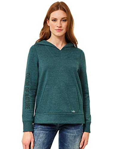 Cecil Damska bluza z kapturem B301999, Ponderosa Pine Green Melange, XXL, Ponderosa Pine Green Melange, XXL