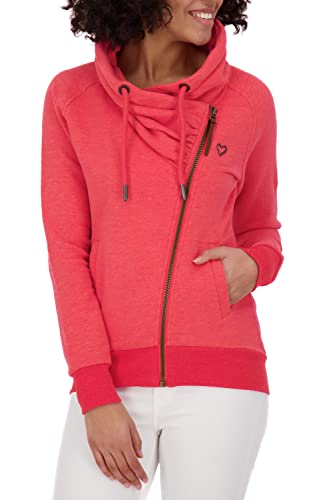 Alife and Kickin LimaAK A damska bluza dresowa, bluza na czas wolny, bluza z zamkiem błyskawicznym, XS-XXL, koralowy melanż, M, Coral Melange