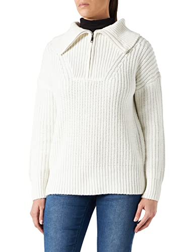 s.Oliver Sweter damski z długim rękawem, off-white, L