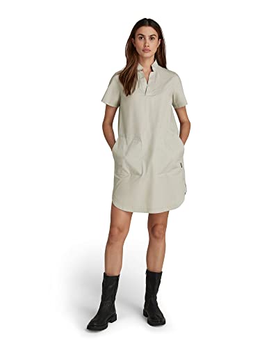 G-STAR RAW Damska koszulka Millery V Neck Shirt Ss Dress, szary (Mineral Gray 4481-c958), XS