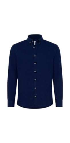 BRAX Męska koszula w stylu Daniel C Light Smart męska koszula w delikatnej flanelowej koszuli z kołnierzem zapinanym na guziki, monochromatyczna., 3XL