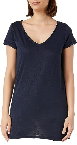 Sisley Koszulka damska 3TNHL4007, brązowa 30D, S, Brązowy 30D, S
