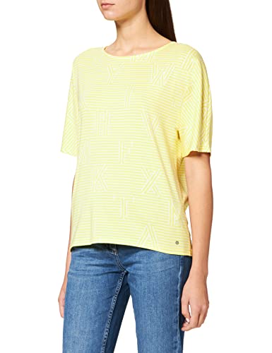 Gerry Weber Casual 97529-44012 Koszula męska Długi rękaw Kobieta, Wielobarwny (żółty nadruk/surowy/biały 4099), 32