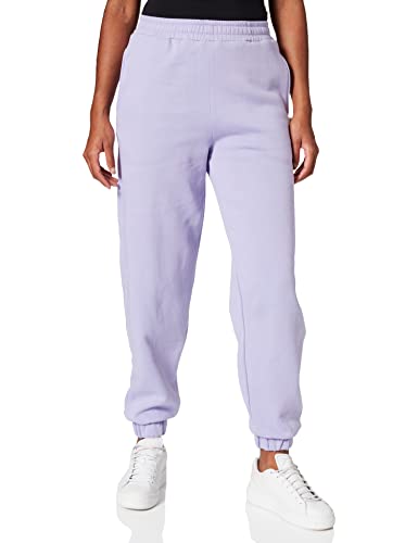 Urban Classics Damskie spodnie treningowe z wysokim stanem, lawendowy, 3XL