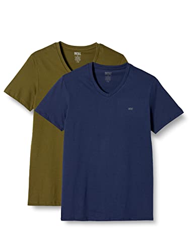 Diesel Męski T-shirt 'Umtee-Michael-Tube-twopack' (2 sztuki), E5206-0ldas, XL