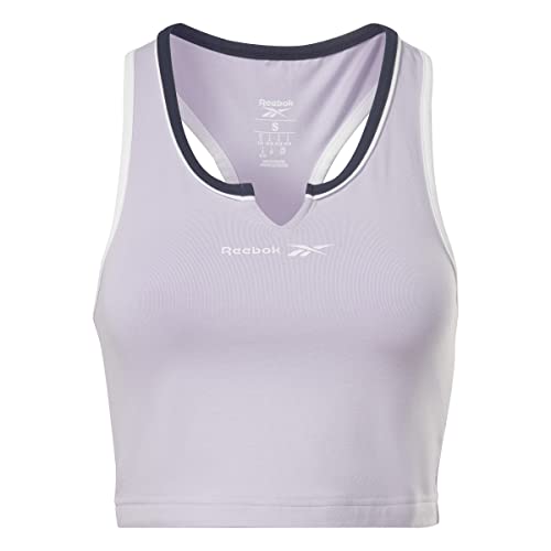 Reebok Damski biustonosz sportowy, fioletowy Oasis, L
