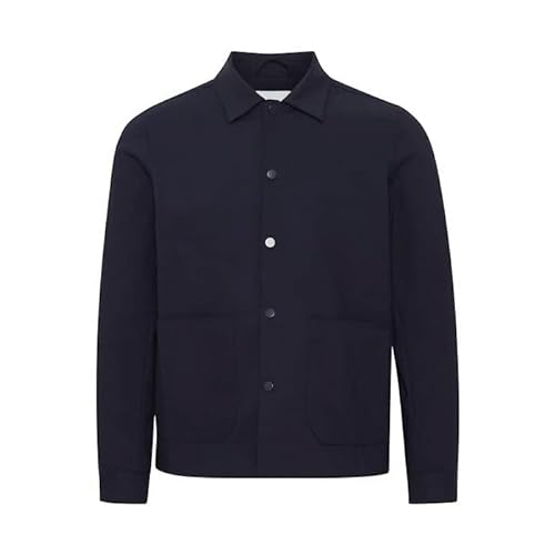 Casual Friday Męska kurtka CFJohann Stretch Shacket, 194013 / Dark Navy, XL, 194013/Dark Navy