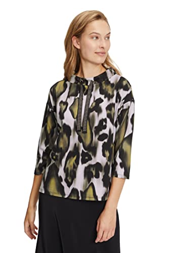 Betty Barclay Bluza damska 2448/1058, khaki/beżowy, 44
