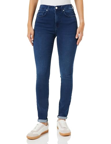 ONLY Onlpower-royal Hw Push Up Skinny DNM EXT dżinsy damskie, niebieski (Dark Blue Denim), (L) W / 34L