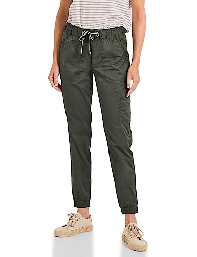 Cecil Damskie spodnie do biegania, Sporty khaki, L x 28L