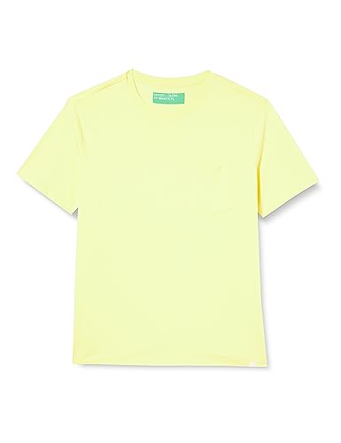 United Colors of Benetton Sweter męski, Żółty Cytryna 05g, M