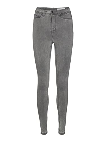Noisy May Dżinsy damskie, Light Grey Denim, 29W / 34L