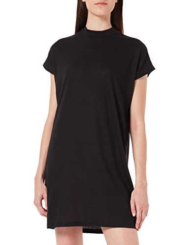 Vero Moda Vmglenn Ss Turtle krótka sukienka damska Ga Noos, Czarny, XS