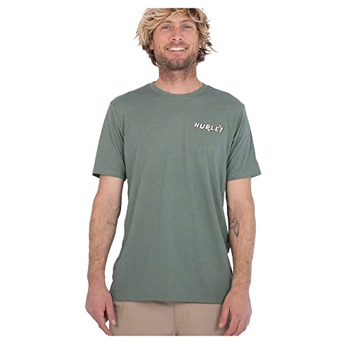 Hurley Evd Pacific Retro Ss Tee T-Shirt męski, Zwierzak na, S
