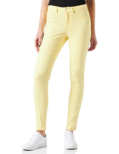 VERO MODA Vmhot Seven Mr Slim Push Up damskie spodnie typu casual, Lemon Meringue, (M) W x 32L
