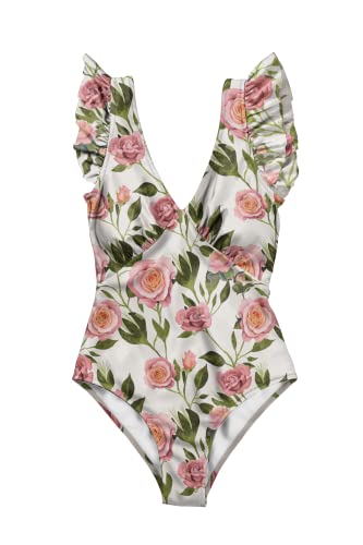 Averie Damski kostium kąpielowy Gwyneth One Piece, biały, XXL