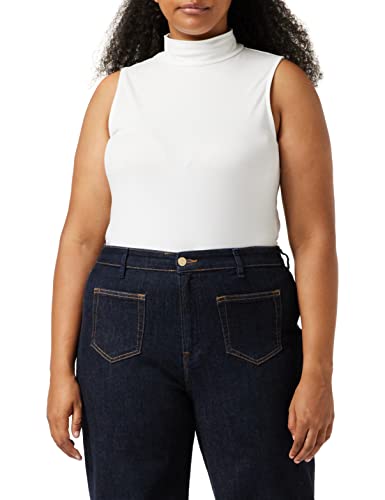 People Tree Damski sweter z golfem Kana, Tancerz w chmurze, 40