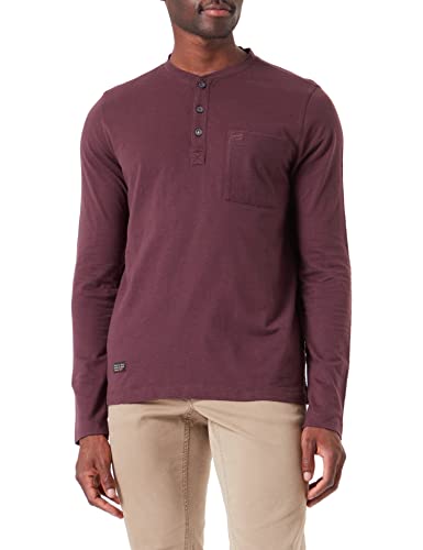 camel active Męski T-shirt 409670/8T51, Merlot, 3XL