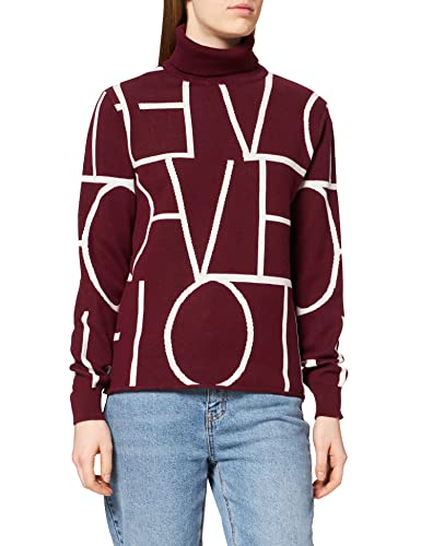 Street One Damski sweter 301715, high ruby, 40
