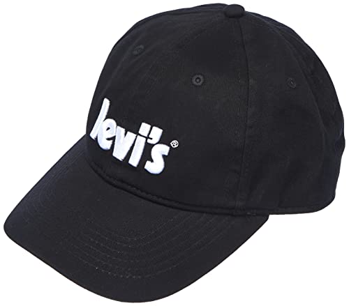 Levi's Kids LAN plakat logo czapka, czarny, 8/20