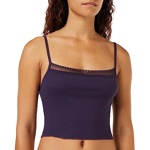Sloggi Go, Ribbed Crop Top damska piżama, niebieski (Blueberry), XS