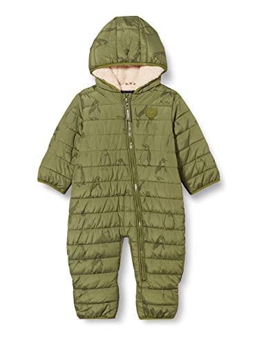 Noppies Kids Baby-Chłopcy kombinezon zimowy dla chłopców Snowsuit Jenkins Allover Print, Winter Mos - P948, 24 miesi?cy