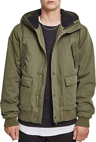 Urban Classics Męska kurtka z kapturem z bawełny