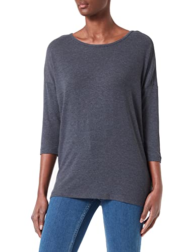 VERO MODA VMCARLA 3/4 TOP GA NOOS damska koszulka z długim rękawem, czarna, S