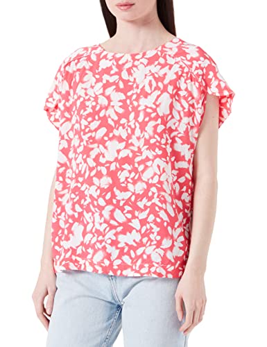 s.Oliver BLACK LABEL Bluzka damska, z krótkim rękawem, różowa, 36 (DE), Rosa, 36