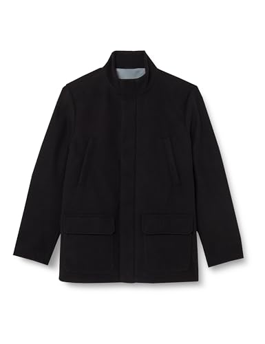 Geox Męskie płaszcze MONREALE BLACK54_IT, czarny, 54