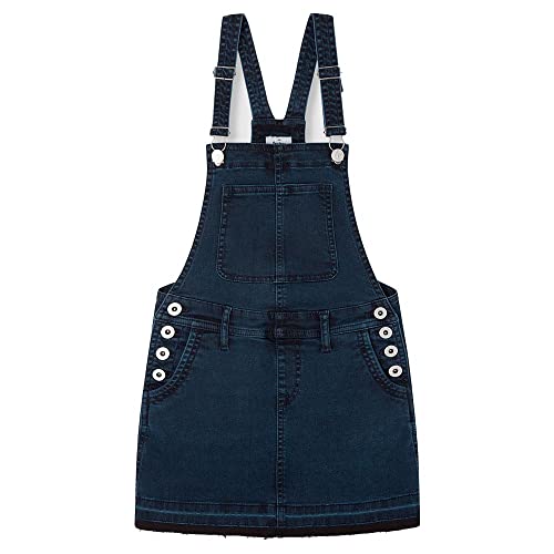 Pepe Jeans Kaia Dress Sukienka, Dziewczyny i dziewczęta, Czarny (Denim), 10 anni