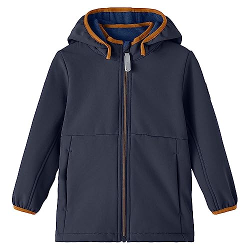 NAME IT Chłopięca kurtka softshell, Dark Sapphire, 116